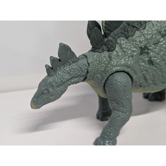 Jurassic World Action Attack Stegosaurus Dinosaur Figure Tail Swipe Motion Toy - Picture 5 of 7